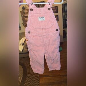 Pink osh kosh overalls!